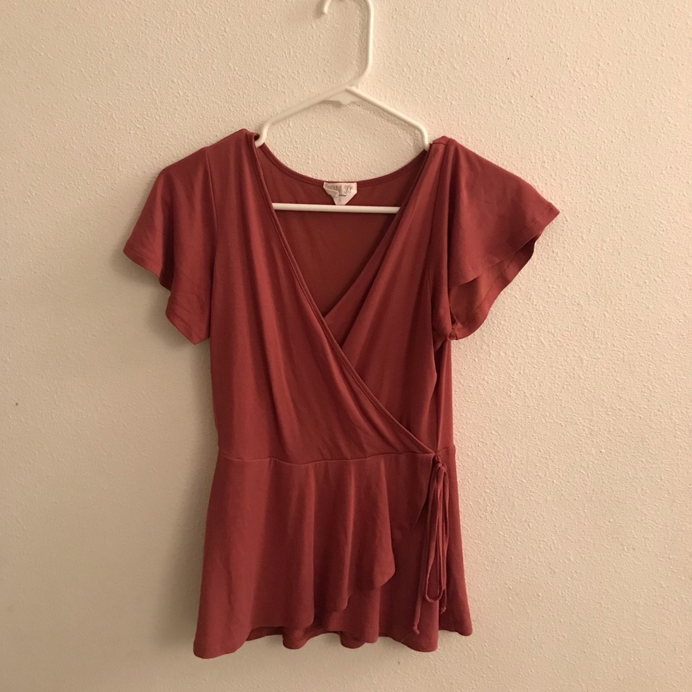 Pink blouse